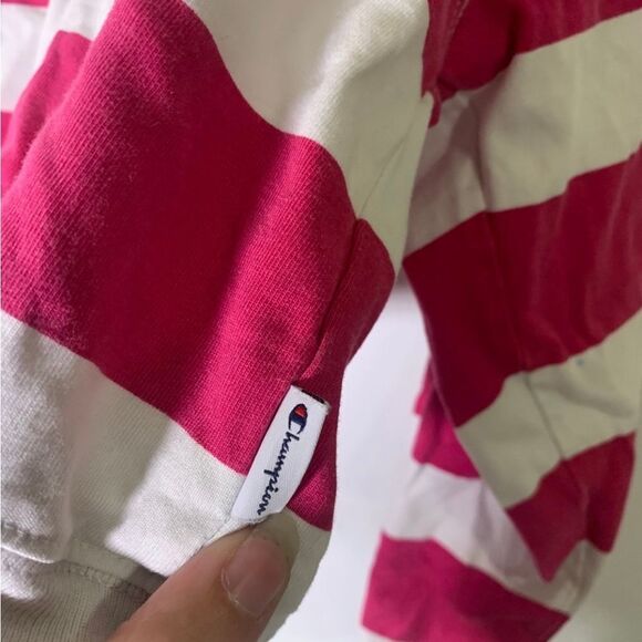 Champion Small White‎ and Pink Sweatshirt - Picture 5 of 8